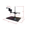DL-UNI20019 Tripod elongated for fixing a microscope and a monitor