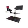 DL-UNI20025 (DL-UNI20030) Industrial microscope with monitor, elongated stand and backlight