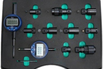DL-CRN50092 Adapter set with digital dial indicators for assembly gaps measurement and nozzle valve and needle stroke measurement.